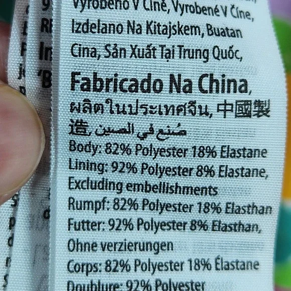 Cotton On Body Strappy Low Scoop One Piece Cheeky Swimsuit Celeste Floral Small - Picture 5 of 6